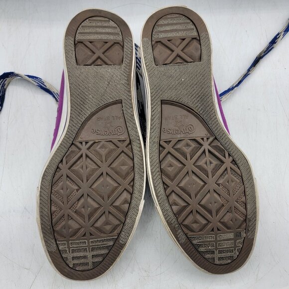 Converse Chuck Taylor All Star Womens 10 Violet Purple Sneaker Shoes 162453F - Picture 8 of 13